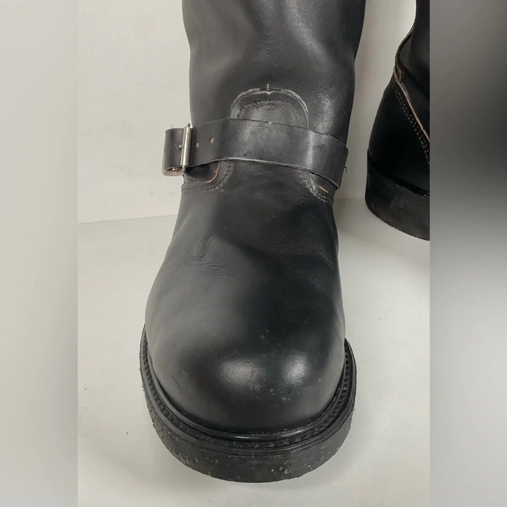 Vintage Carolina Tall Engineer Boots | Saftey Toe | USA Made | Wide | Men’s 12 W